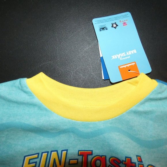 Pinkfong Unisex Baby Shark Two Piece Pajamas Set Toddler 5T 4T Pajama - Picture 2 of 5